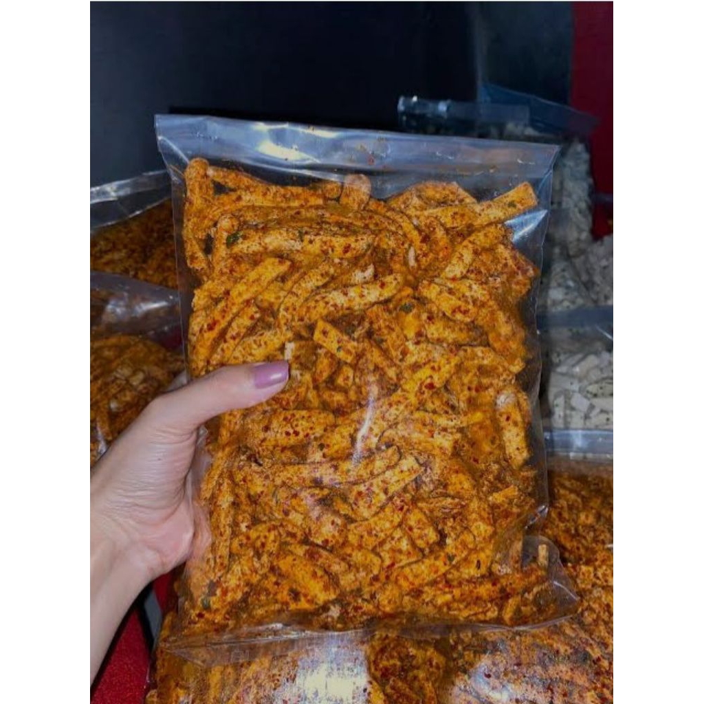 

Basreng pedas daun jeruk