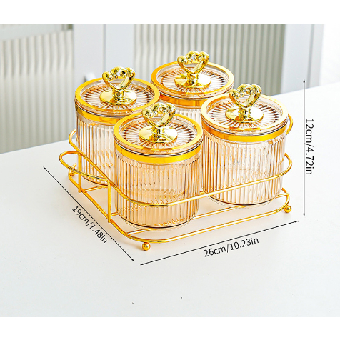 Jar makanan Jar segel Jar segel plastik Jar makanan plastik Jar makanan emas Jar makanan segel emas