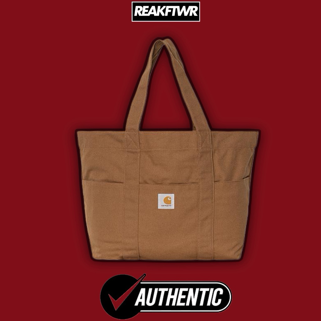 Carhartt WIP Parker Tote Bag Tas Jinjing Kanvas Pria Wanita 33L Original - Street Style