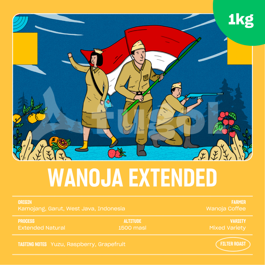 

Kopi Arabika WANOJA EXTENDED NATURAL (1 KG) Single Origin Specialty Coffee Arabica