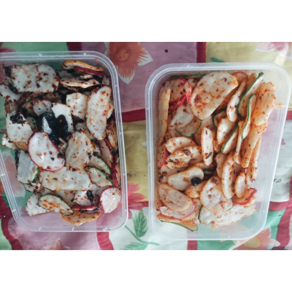 

krupuk seblak Bantet pedas enak