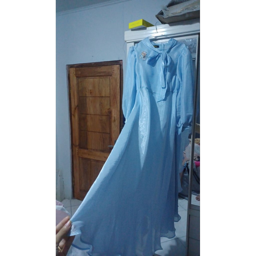 preloved dres organza