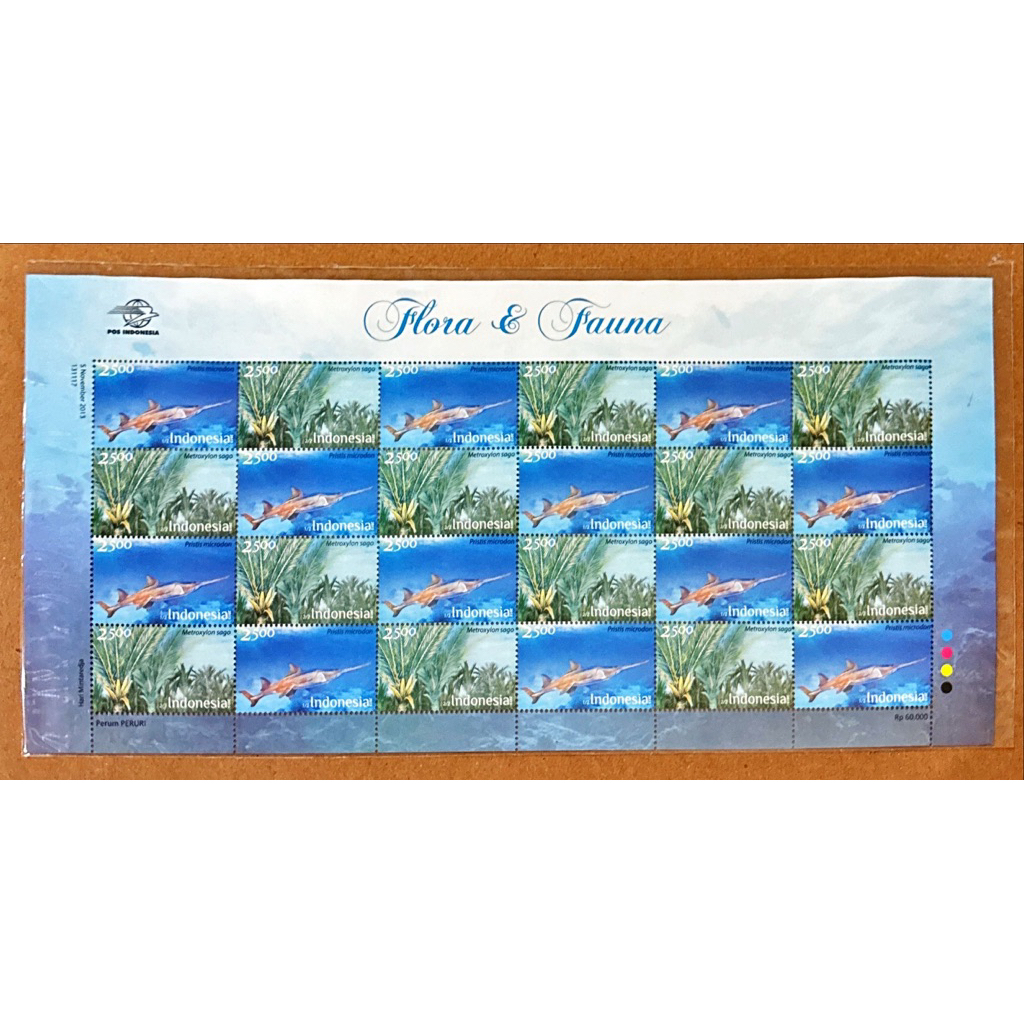 

(FA) PRANGKO INDONESIA 2013 FULL SHEET FLORA DAN FAUNA 2V SERIES X 12 SERI MNH.