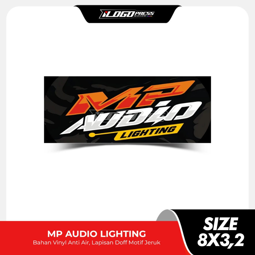 

MP AUDIO LIGHTING - Stiker Sound System Bahan Vinyl Premium Anti Air Doff Motif Jeruk