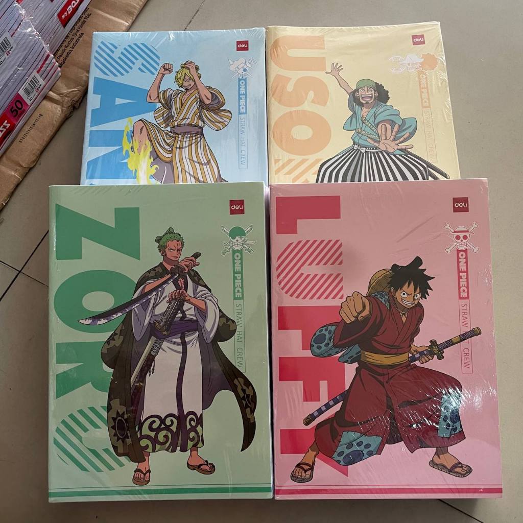 

Buku Tulis Panjang Deli per pak (10 buku) 42 lembar | One Piece