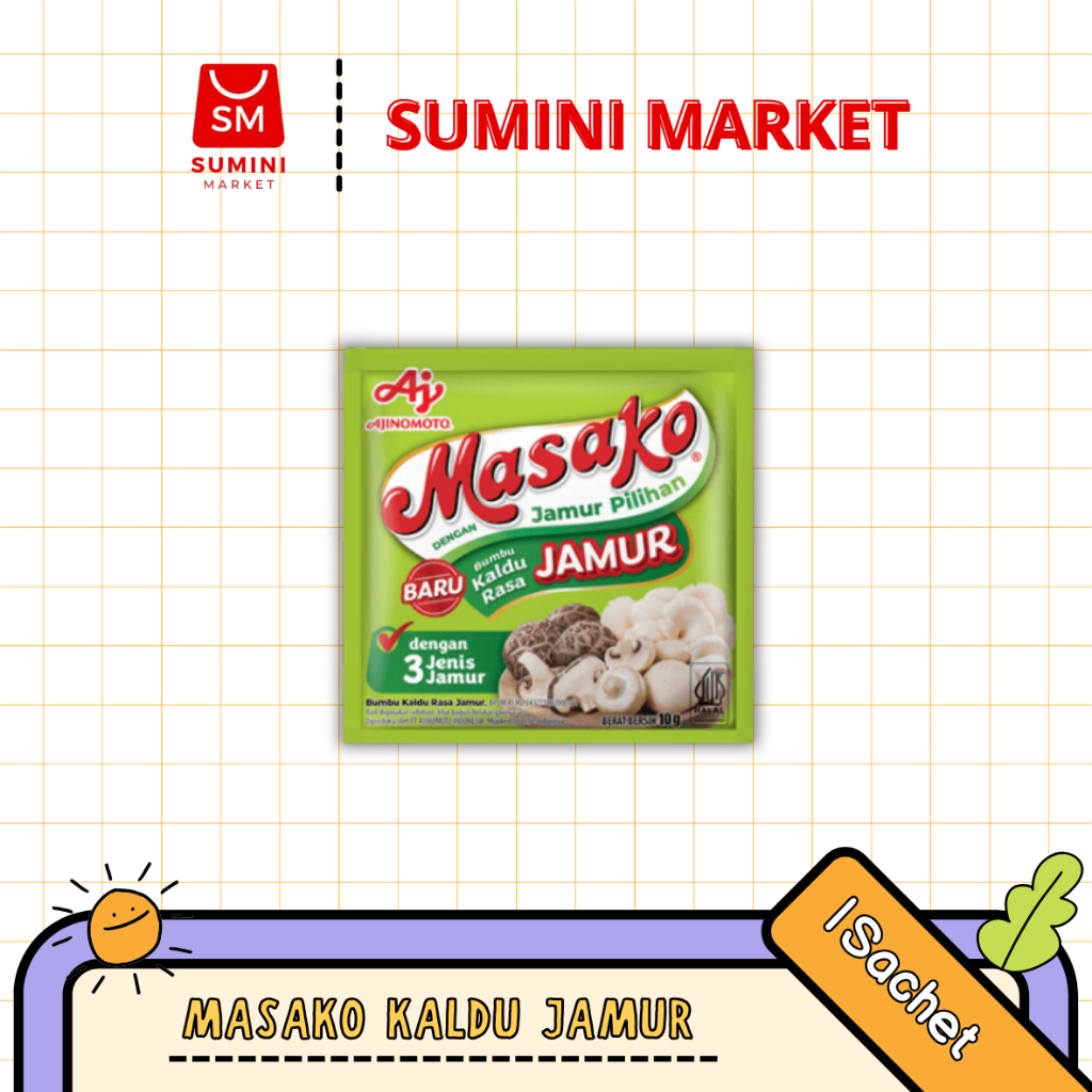 

[SM] Masako Kaldu Jamur 1 Sachet