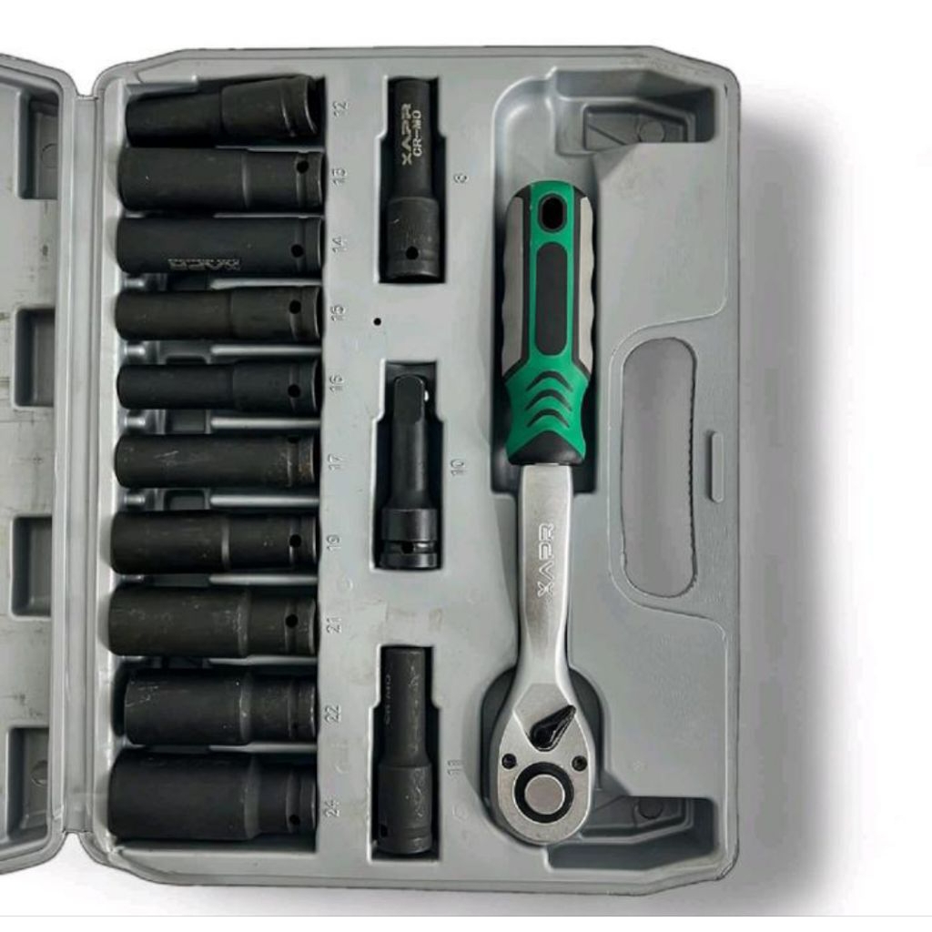 APR AP 131 PRO/AP 131PRO/KUNCI RACHET 1/2INCH GIGI 72 DENGAN MATA SOK 8MM-22MM