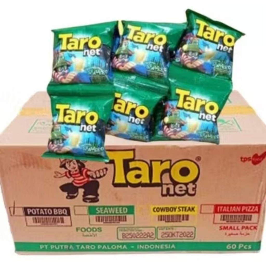 

taro net rumput laut (60 pcs)