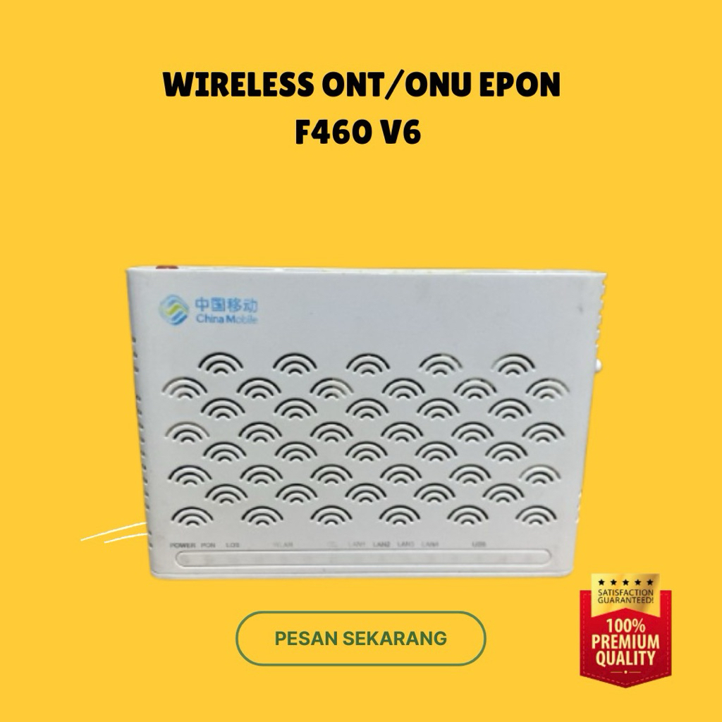 Wireless Ont/Onu Epon F460 V6 Suport Semua Olt Epon