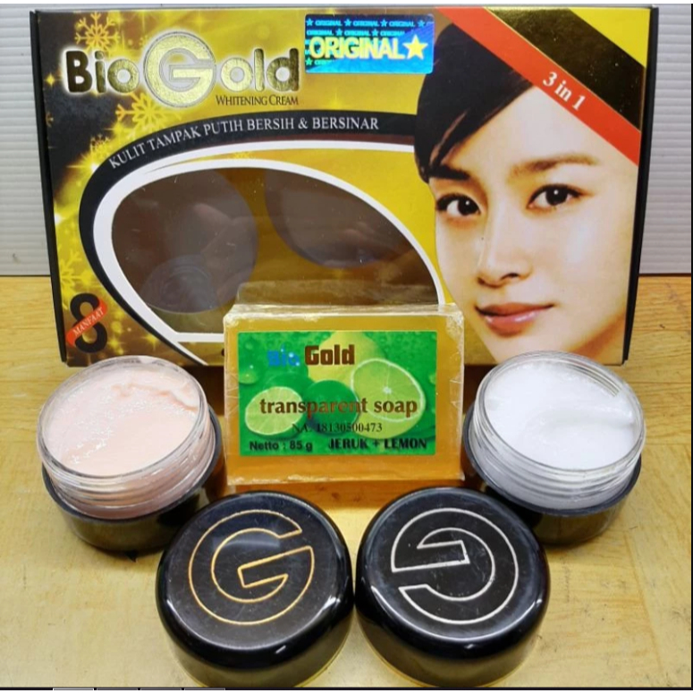 BIOGOLD WHITENING CREAM 3 IN 1
