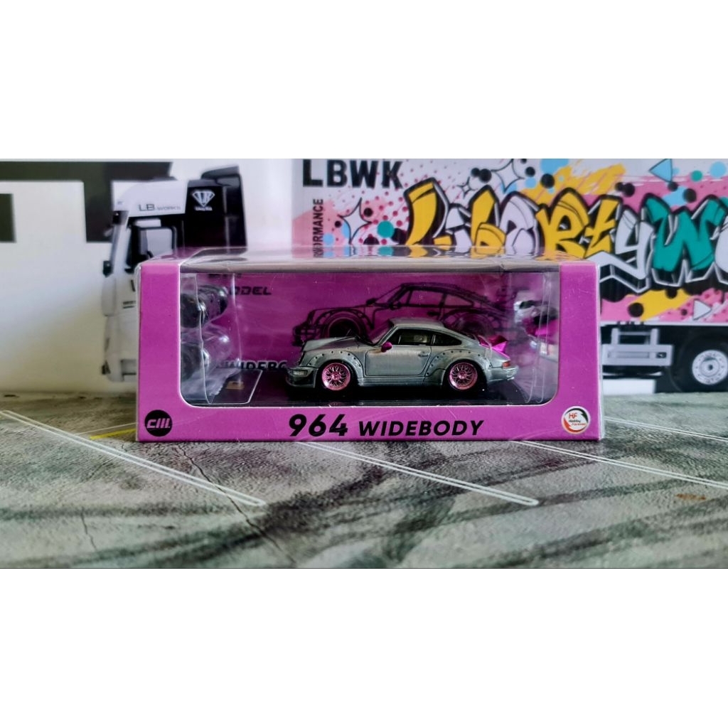 CM Model Porsche 964 widebody Purple CHASECAR