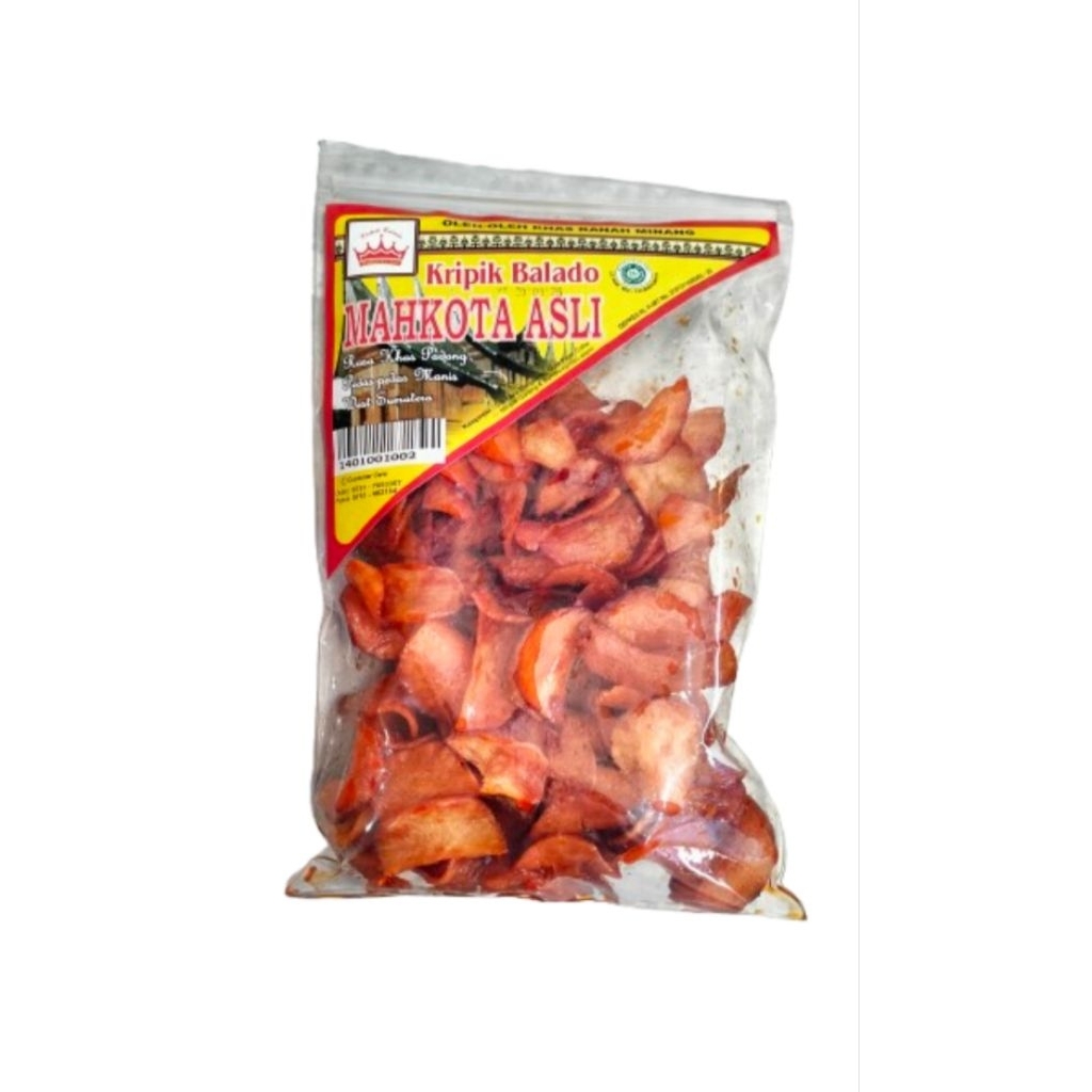 

Kripik Balado Bulat Mahkota Asli 250 gr