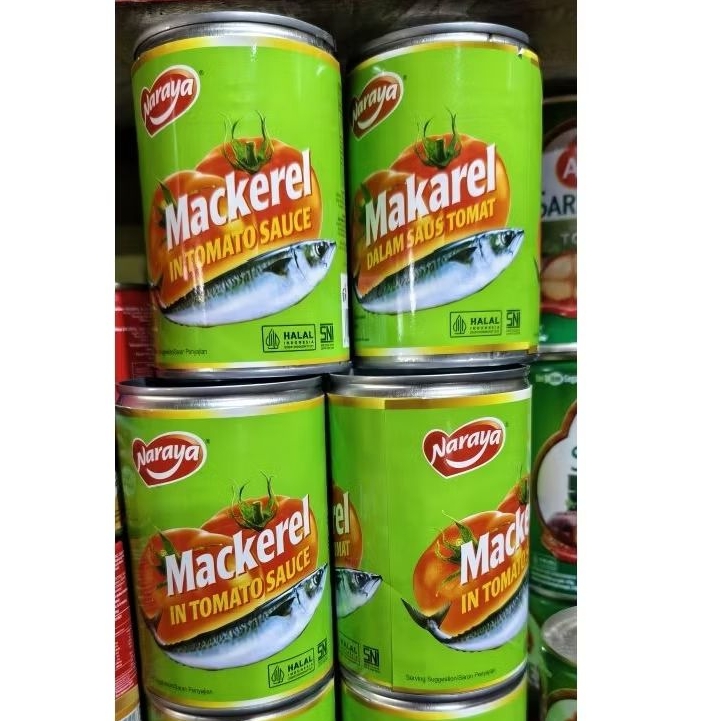 

Naraya ikan kaleng sarden / mackerel saus tomat 425g