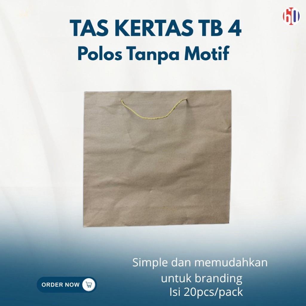 

Toko plastik 60- Tas Kertas Souvenir TB 4 Ukuran 32x35x9cm - Polos & Batik / Goodie Bag / Kemasan Bingkisan.