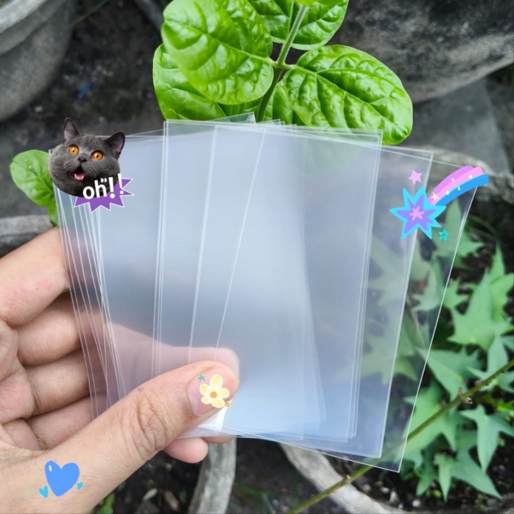 Inner Sleeve Foto Plastik Photocard Polaroid