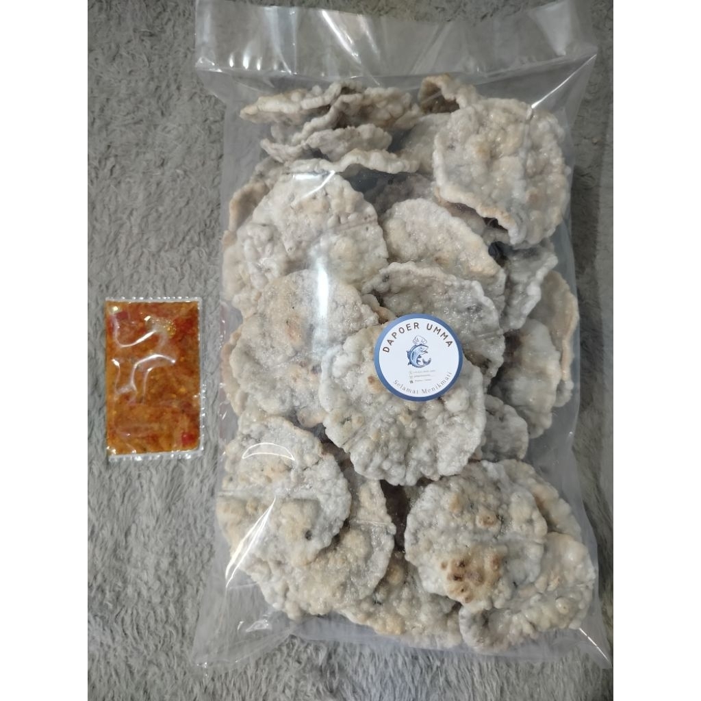 

Kemplang Panggang bantet asli Ogan Ilir KEMASAN BESAR ISI 50