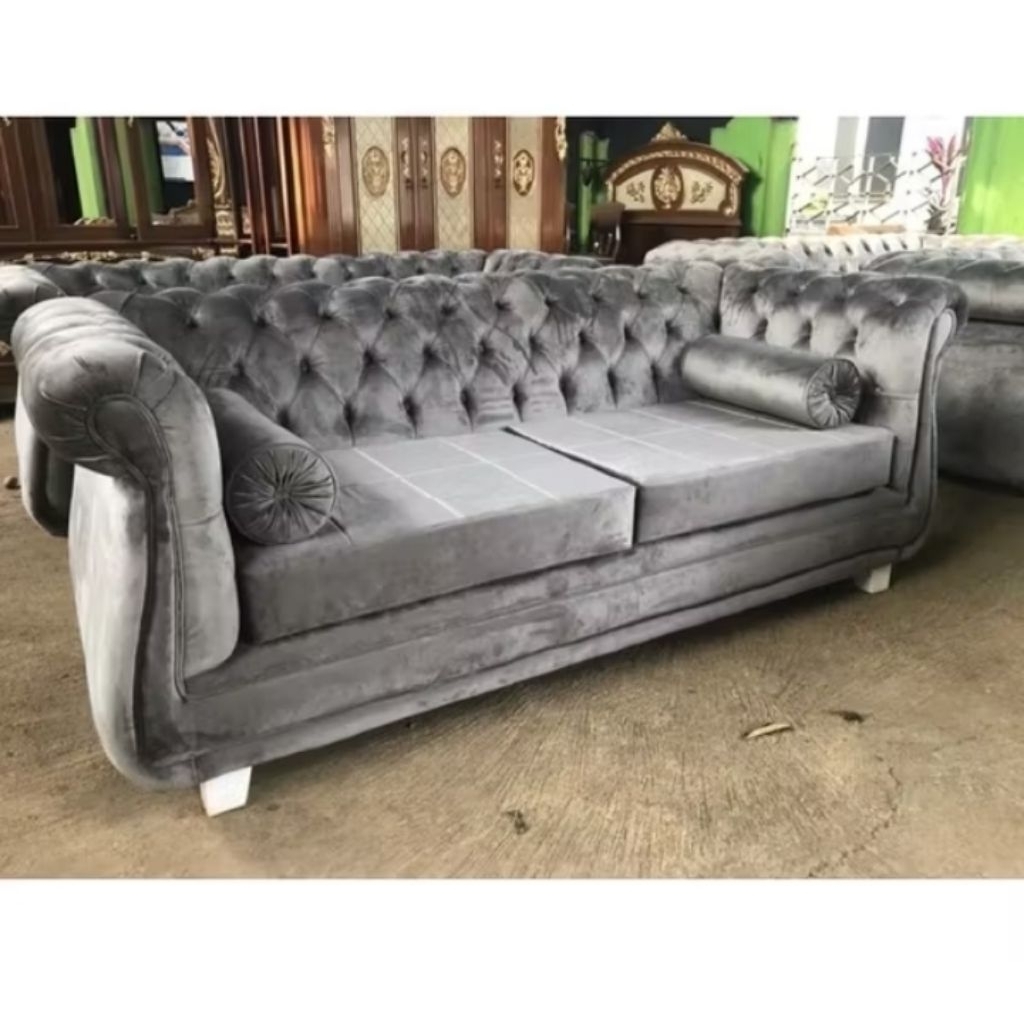 Sofa Ruang Tamu Modern Kayu Jati Sofa Tamu Mewah Kayu Jati Sofa Tamu Chesterfield
