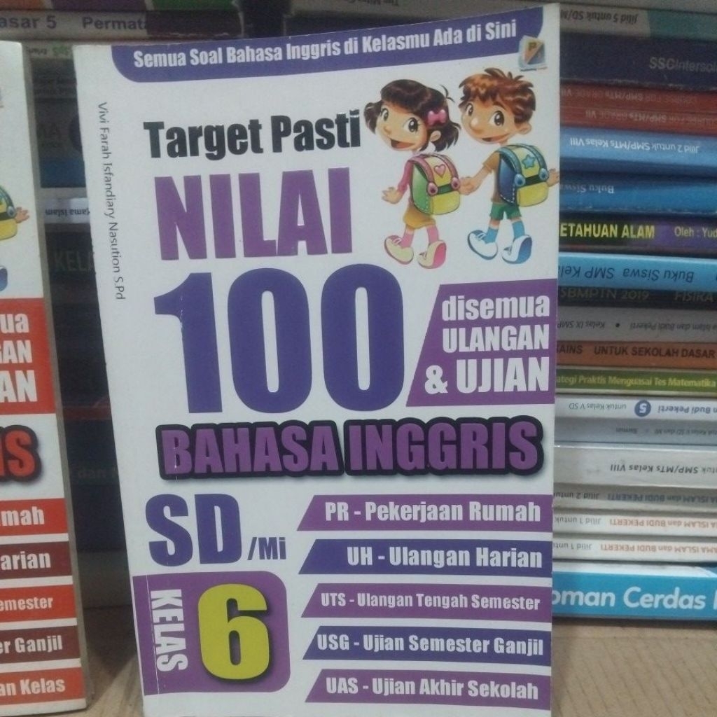 SOAL BAHASA INGGRIS SD/ MI KELAS ,6 TARGET PASTI NILAI 100