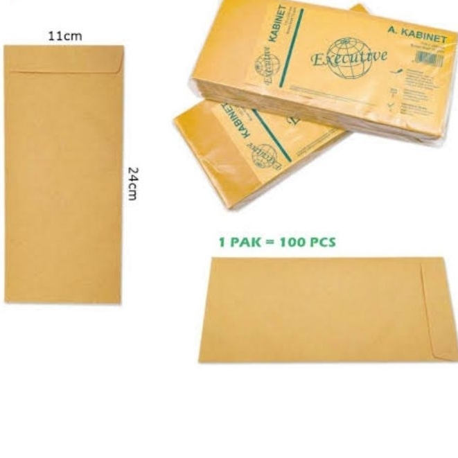 

EXECUTIVE AMPLOP COKLAT KABINET ISI 100