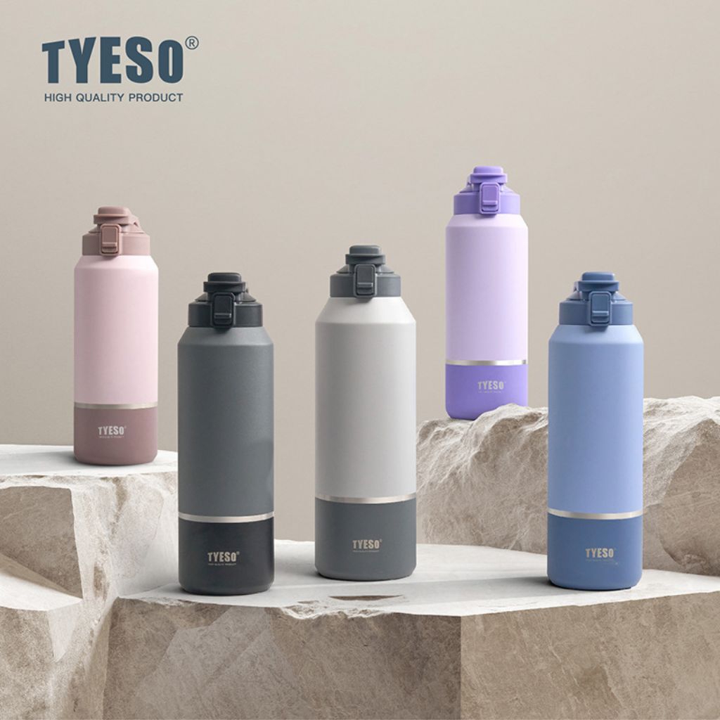 MAHGOSHOP TYESO ORIGINAL 100% VACUUM INSULATED BOTTLE TYESO TERMOS PORTABLE