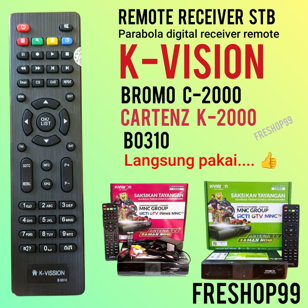 Remote receiver K-VISION BROMO C2000 / CARTENZ K2000