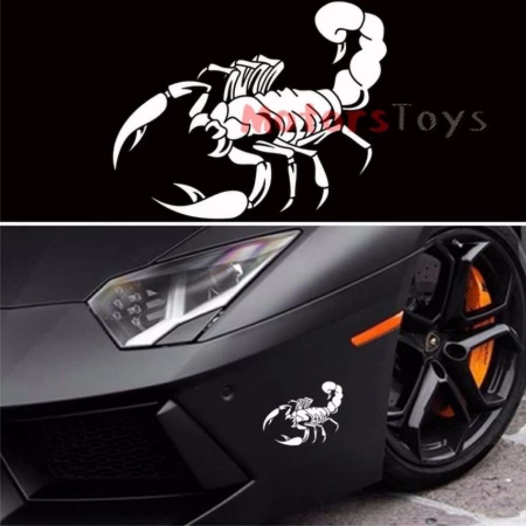 

stiker kalajengking scorpion cutting sticker