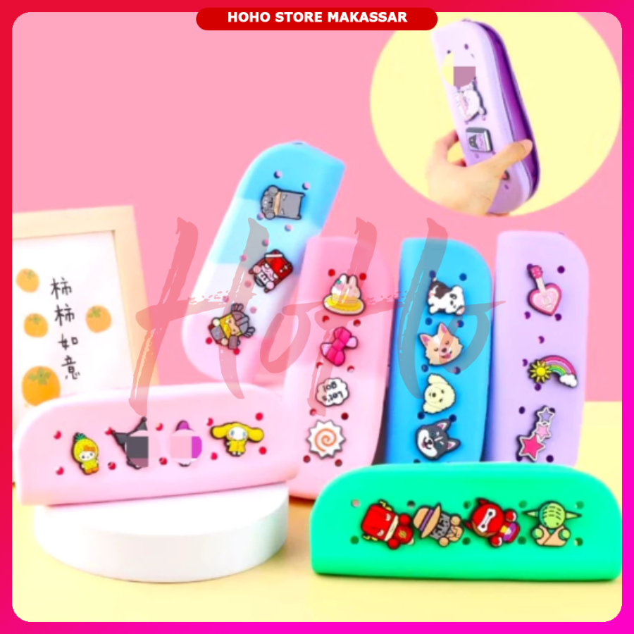 

Tempat Pensil Silikon Kotak Pensil Motif Kartun Lucu- T4P7