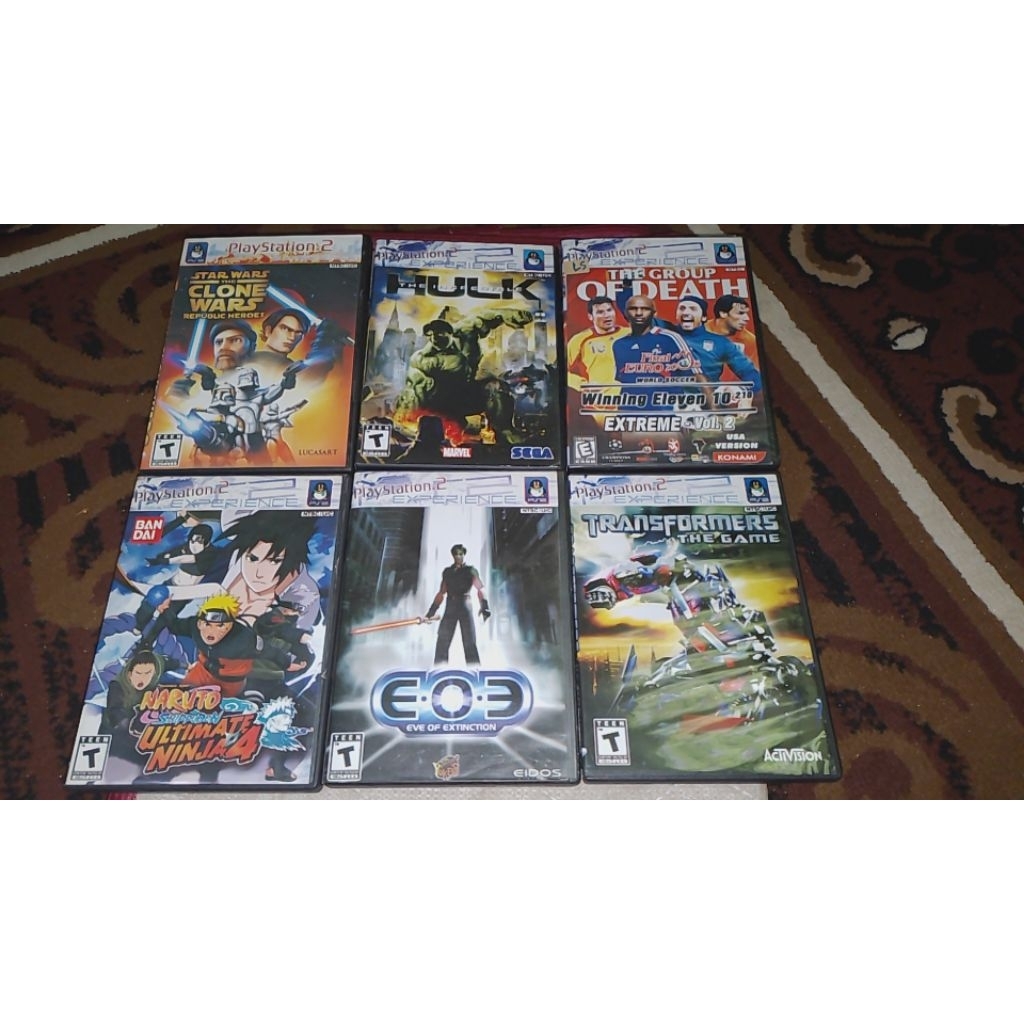 Kaset Ps2 Copab Preloved Tested Normal Kecuali Kaset Transformers (Bonus) Jual Borongan TAKE ALL