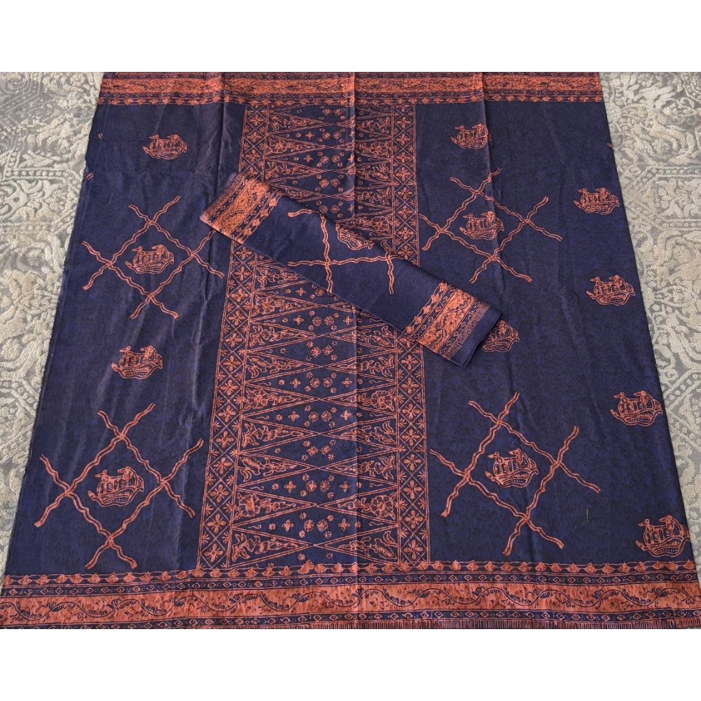 [AR_batik] Batik Jambi - Set kain + selendang katun halus 015