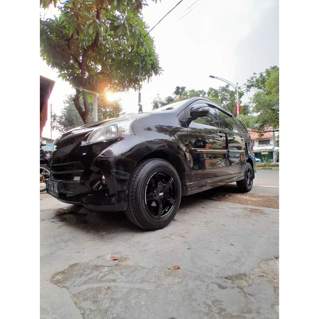 paket velg plus  ban accelera 185 65 r15 untuk mobil avanza use velg hsr pente ring 15