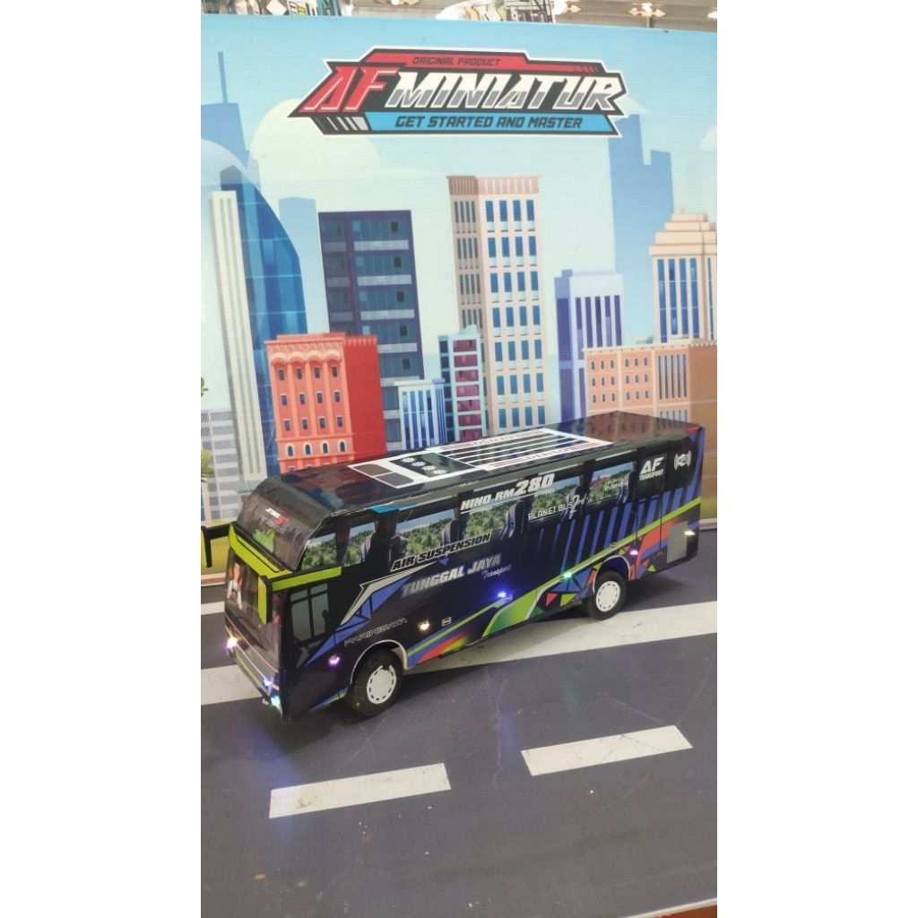 mainan bus horeg / miniatur bus music / miniatur bus sound horeg / mainan buss telolet