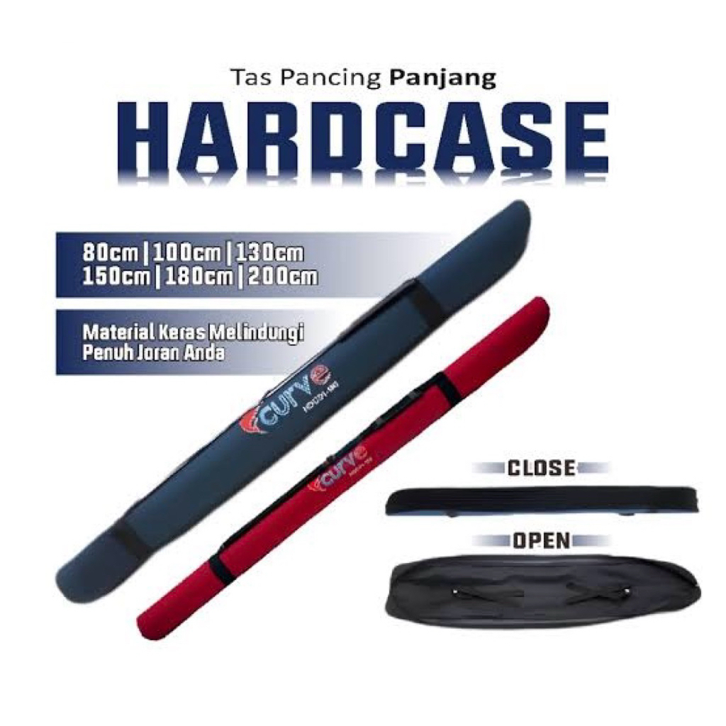 TAS JORAN CURVE HARDCASE 180CM WARNA HITAM