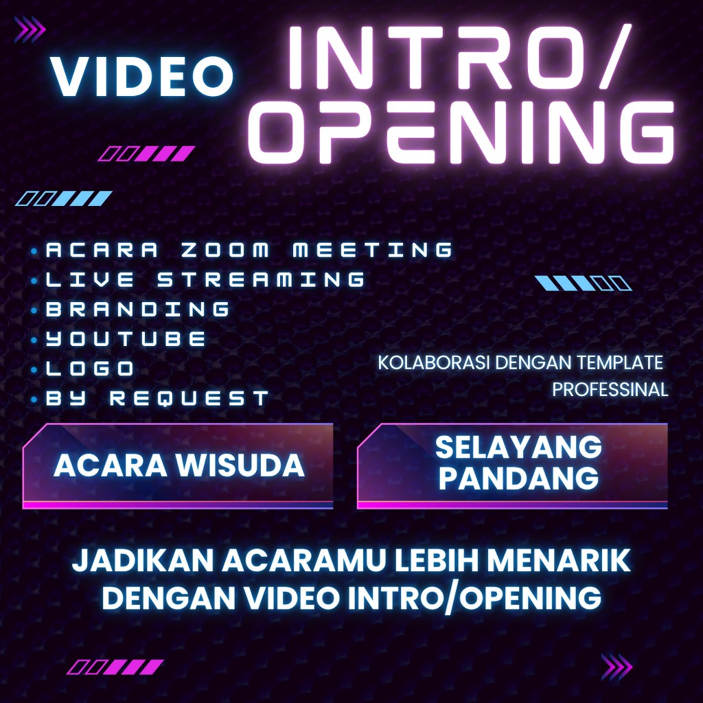 Edit Video Bumper Opening Intro/Outro (Opening Acara Jadi Lebih Keren)