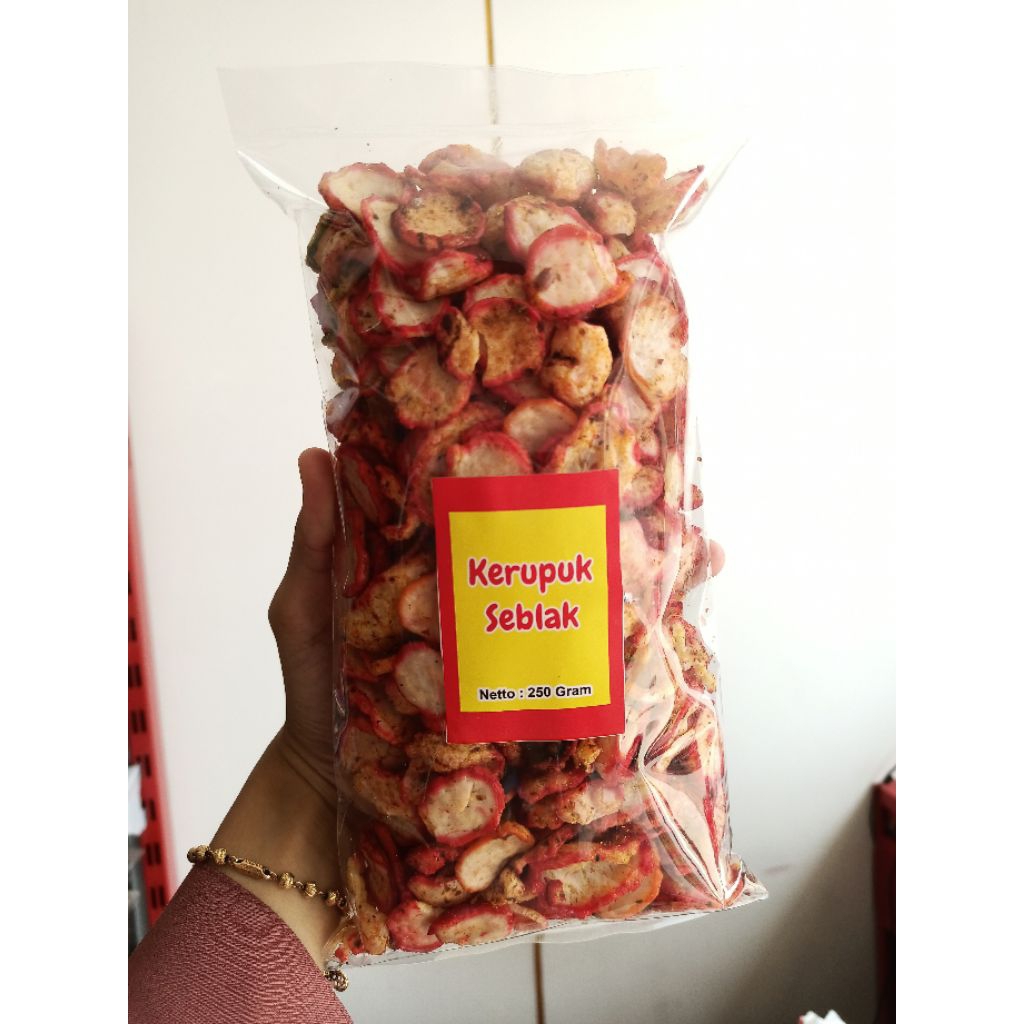 

Kerupuk seblak kencur 250 gr