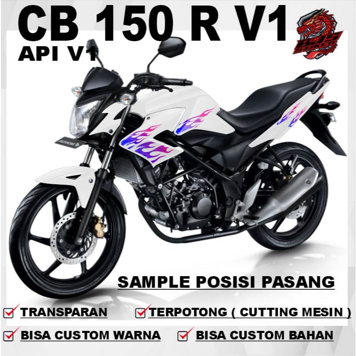 Stiker OLD CB 150 R V1 / Striping OLD CB 150 R / Sticker Striping Decal Decal OLD CB 150 R V1 API V1
