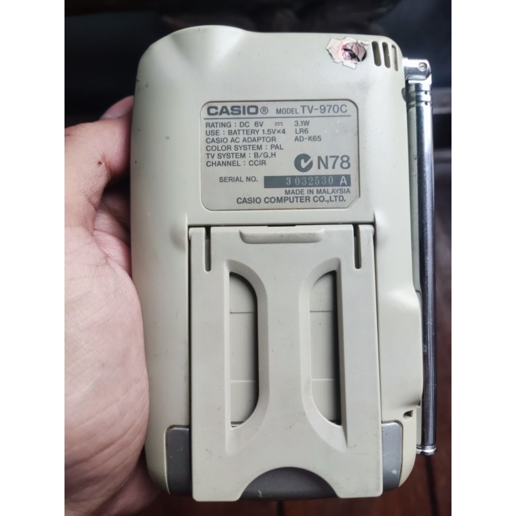 tv portable mini kondisi mati