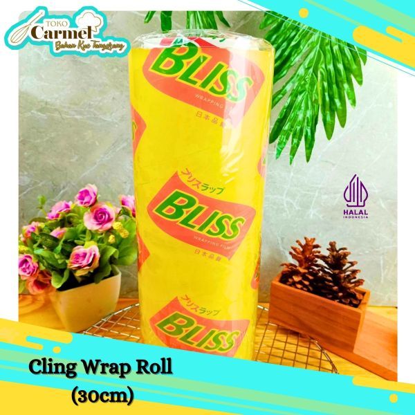 Bliss Plastik Cling Wrap Food Grade Roll Besar 30cm