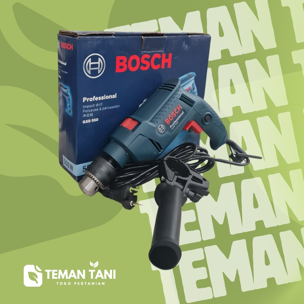 MESIN BOR BOSCH GSB 550/MESIN BOR LISTRIK BOSCH GSB 550/BOR LISTRIK BOSCH GSB 550 TEMAN TANI