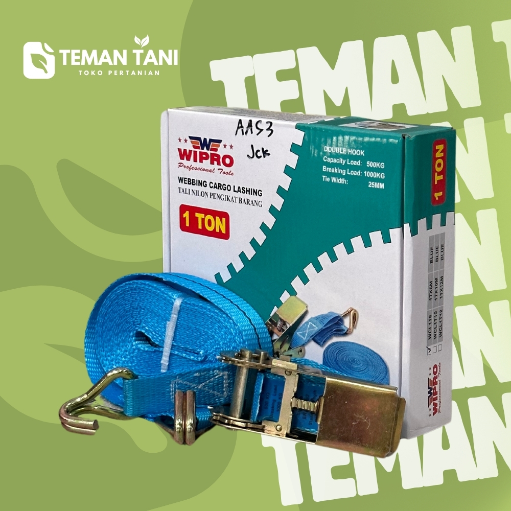 TALI PENGIKAT BARANG WIPRO 1 TON NILON/TALI BARANG WIPRO 1 TON NILON/TREK BELT TEMAN TANI