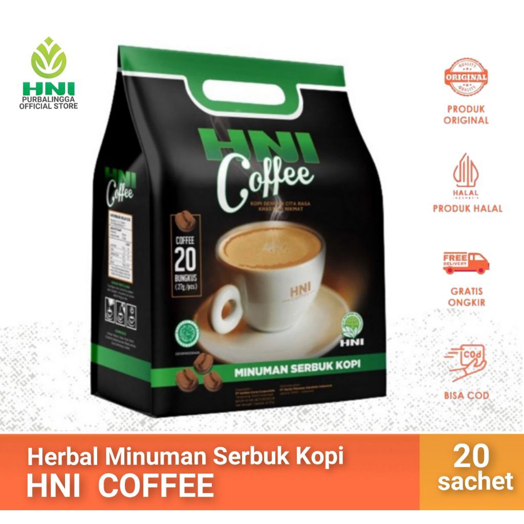 

HNI COFFEE plus habbatu sauda, Kopi Kesehatan Herbal Rempah rempah, BPOM Menjaga Stamina tubuh dan aktivitas