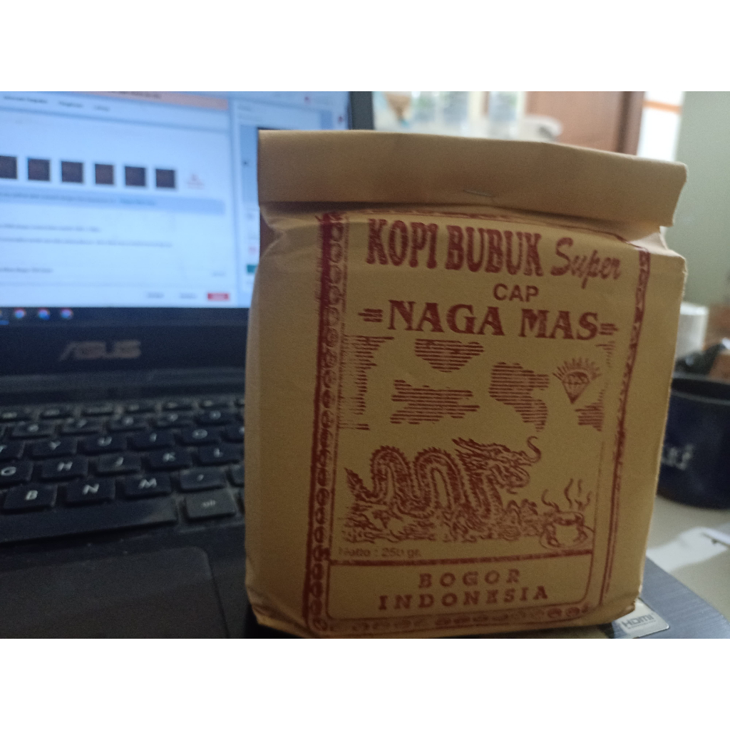 

Kopi Bubuk Super Cap Naga Mas Khas Bogor 250 Gram