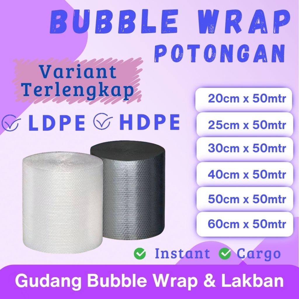 

Bubble Wrap 30cm x 50m, 40cm x50 m