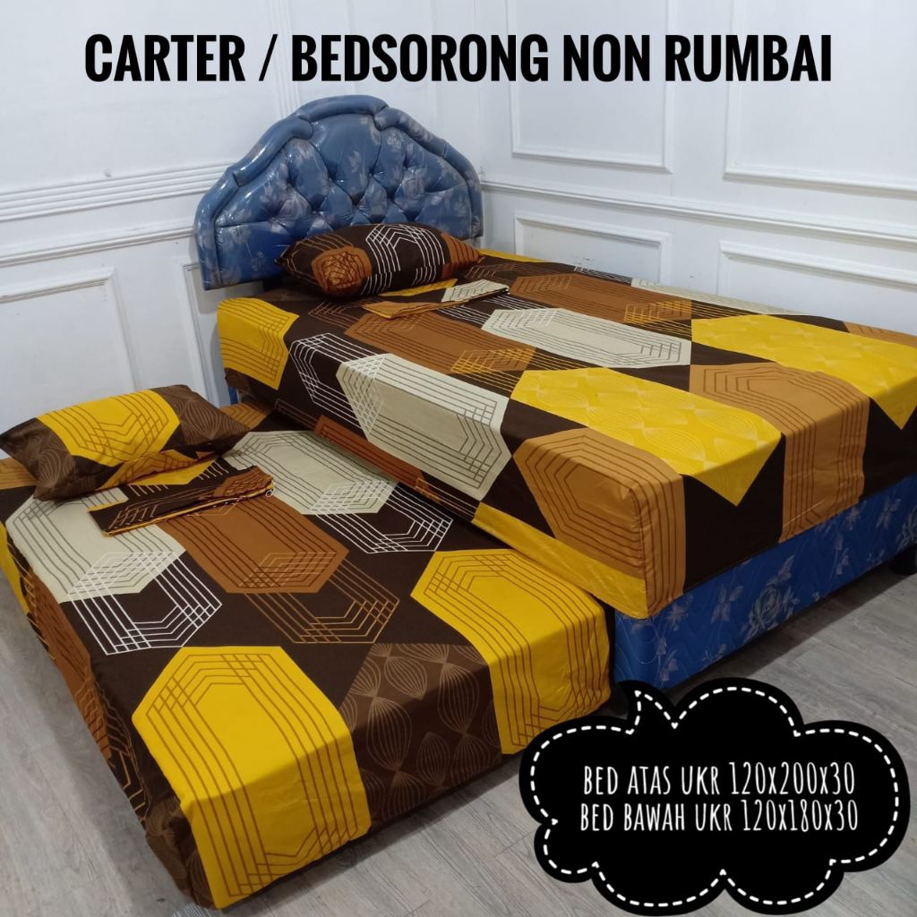 Sprei Bed Sorong Flat Uk 120×200 TINGGI 30 CM | Sorong Tanpa Rumbai | Sorong Uk 120×200 | Sprei 2in1