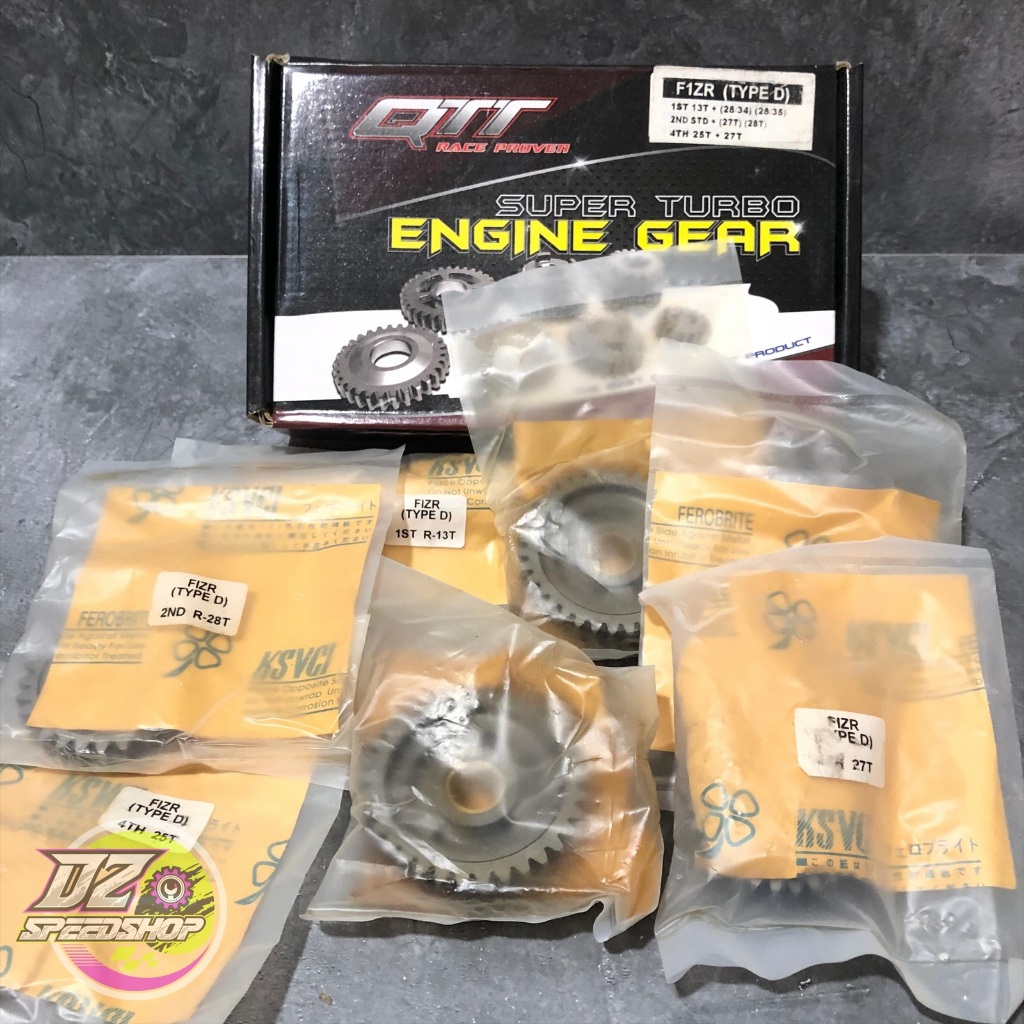 Gear Box Gear Gigi Rasio QTT FIZR Type D Original