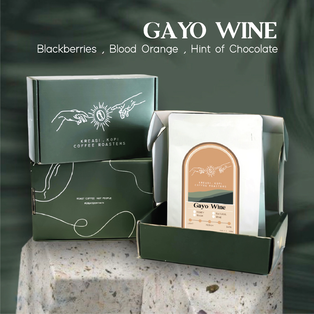 

Gayo Wine ( Roasted Beans, Filter / Manual Brew ) 200 gr