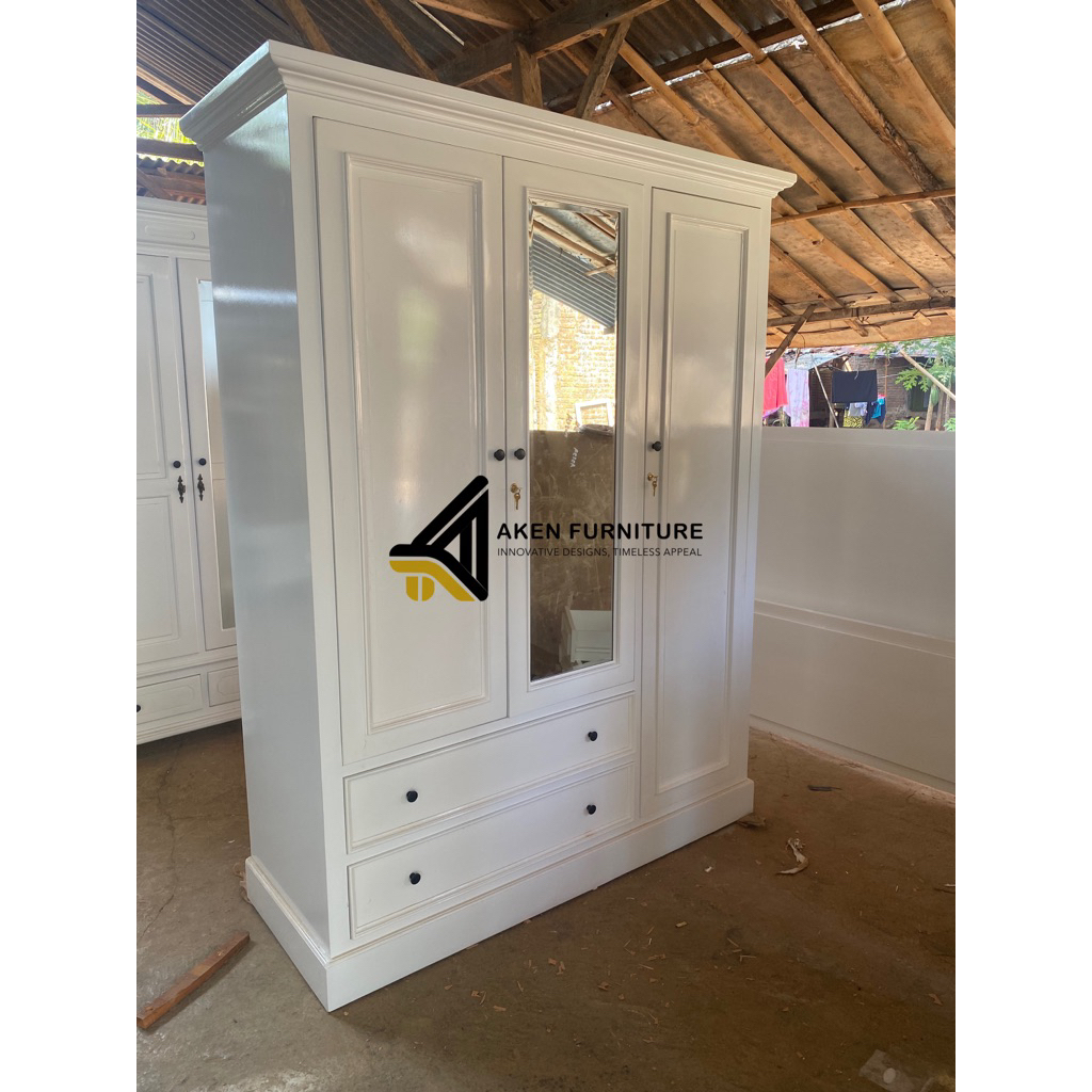Lemari Pintu 3 Minimalis Modern