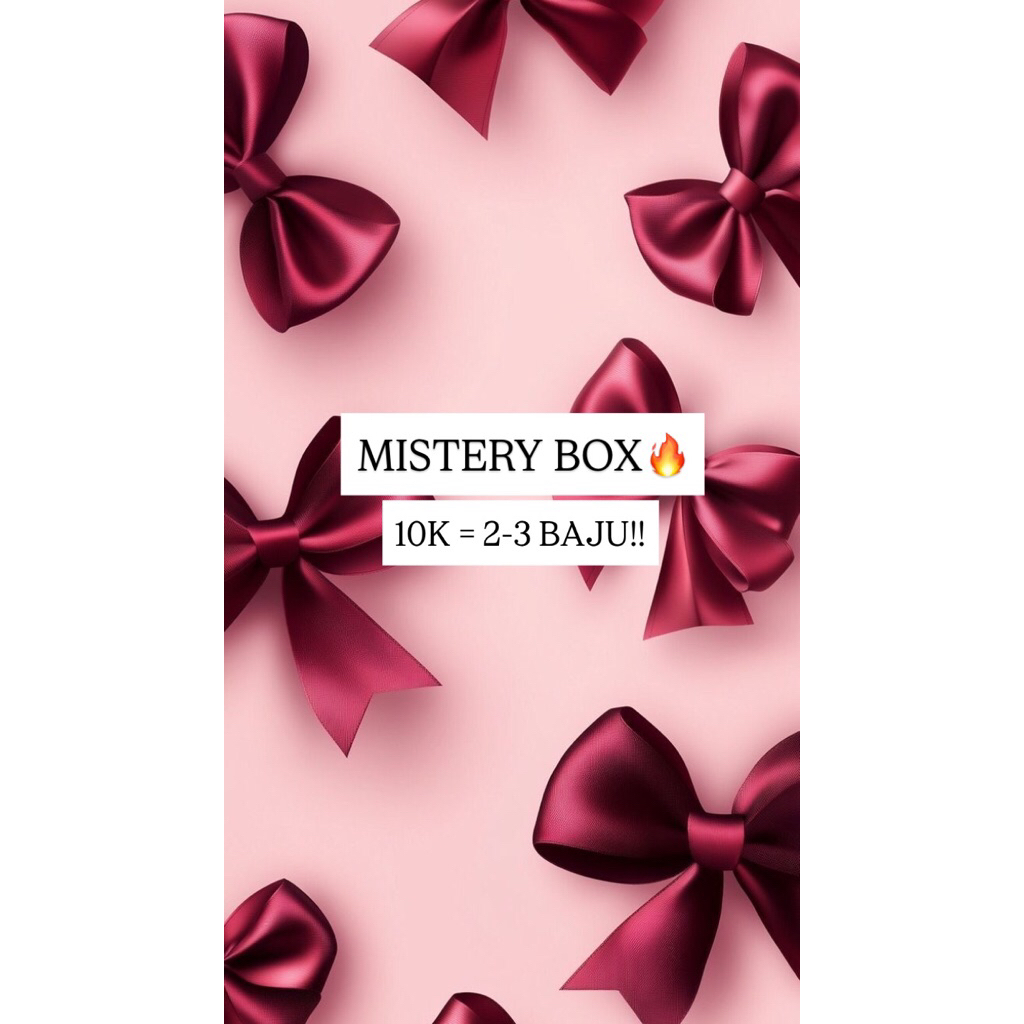 

PRELOVED MISTERY BOX. 10K = 2-3 BAJU