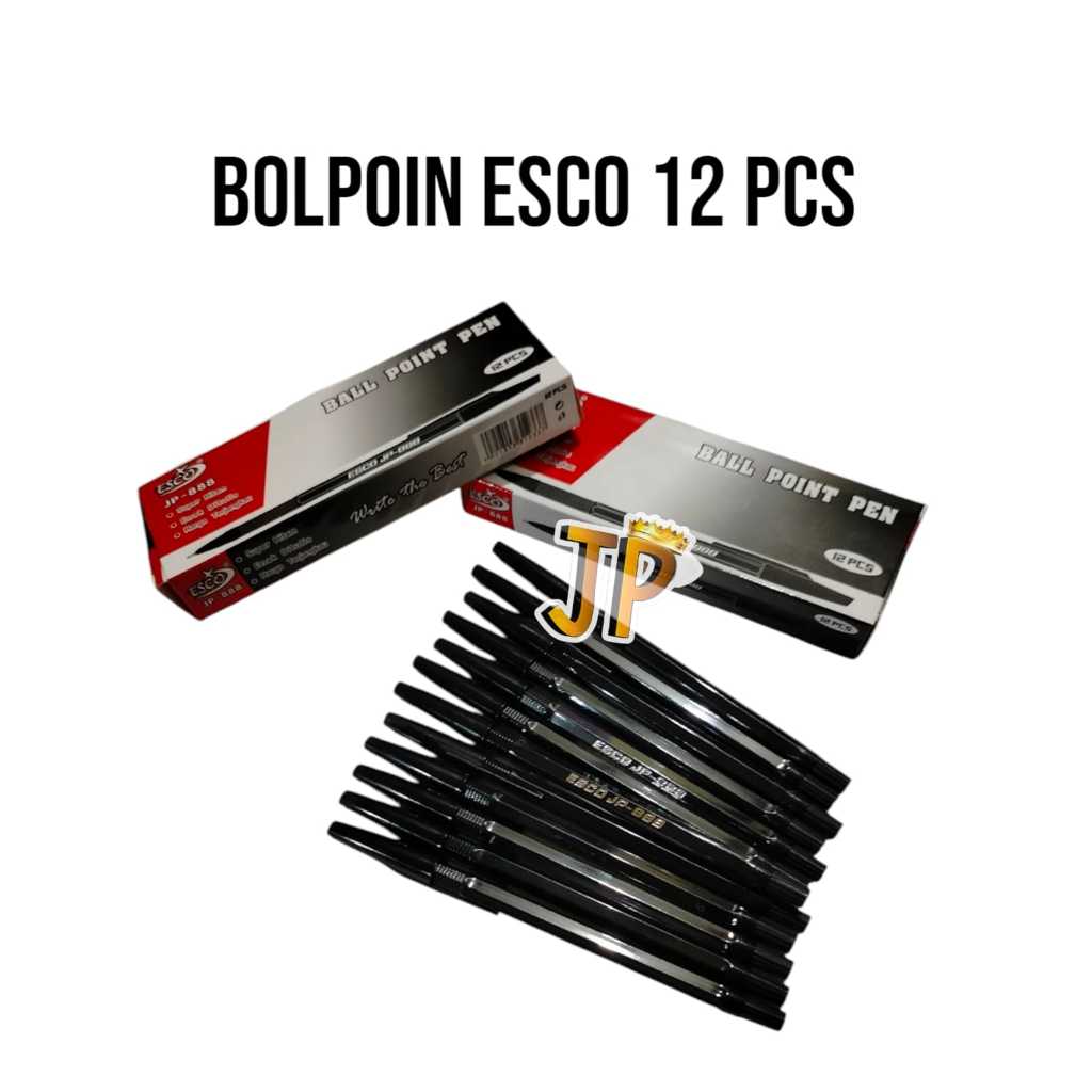 

BOLPOIN / PULPEN ESCO ISI 12 PCS READY STOK MURAH SIAP KIRIM