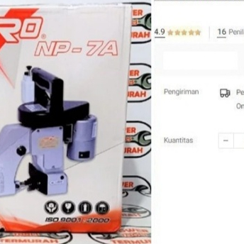 

Mesin Jahit Karung NP 7A Yamamax PRO Portable Bag Closer NP7A Menjahit