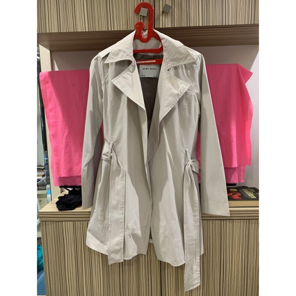 Zara Basic Woman Khaki Jacket Original